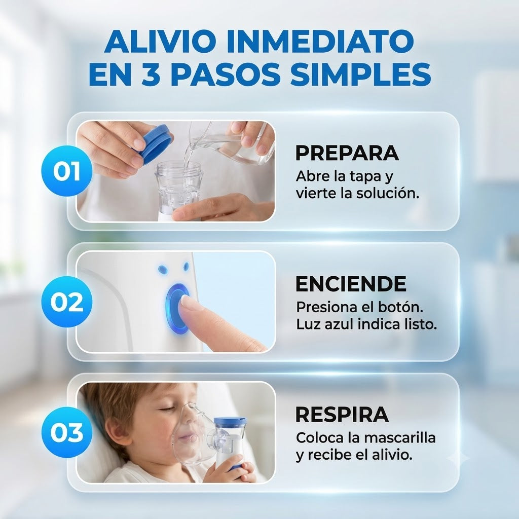 Nebulizador Silencioso Portátil