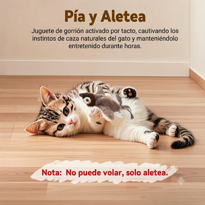 Juguete interactivo pájaro volador